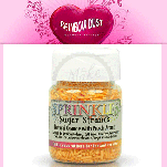 Rainbow Dust Scented Sugar Strands - Natural Orange With Peach Aroma 40g