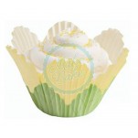Petal Yellow Cupcake Baking Cups x 24