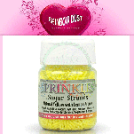 Rainbow Dust Scented Sugar Strands - Natural Yellow With Lemon Aroma 40g