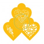 Designer Stencils - Contemporary Hearts Set