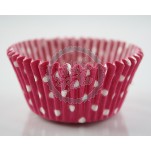 Cupcake Baking Cases - Pink Polka Dot x 500