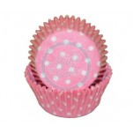 Cupcake Baking Cases - Pink Polka Dot x 500