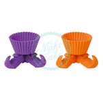 Wilton Halloween Silicone Baking Cups - Silly Feet x 4