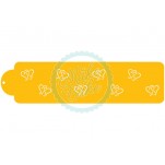 Designer Stencils - Dancing Hearts Side