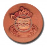 Cup Of Tea Terracotta Cookie Stamp By Rycraft