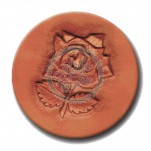 Single Rose Terracotta Cookie Stamp By Rycraft