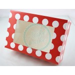 Red Polka Dot Cupcake Boxes x 25