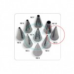 Round Piping Tip No. 3 