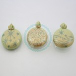 Christmas Baubles Sugar X 10